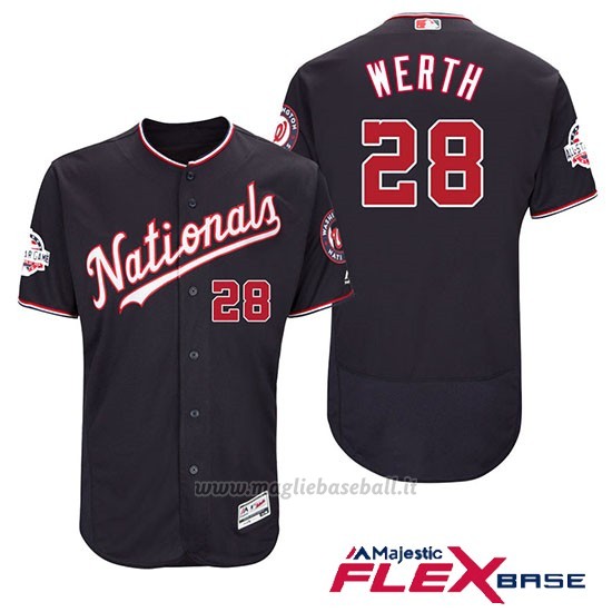 Maglia Baseball Uomo Washington Nationals Jayson Werth Blu 2018 All Star Alterner Flex Base